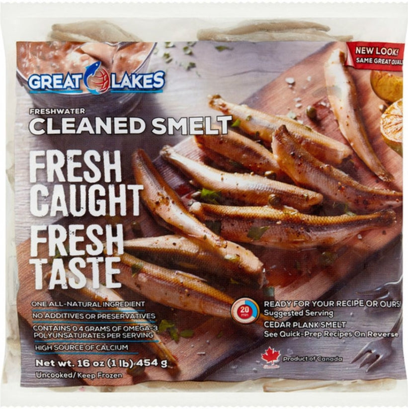 Smelt fish boneless raw
